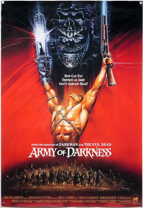 Army Of Darkness 1992 Movie Posters Horror Movie Icons Best Movie
