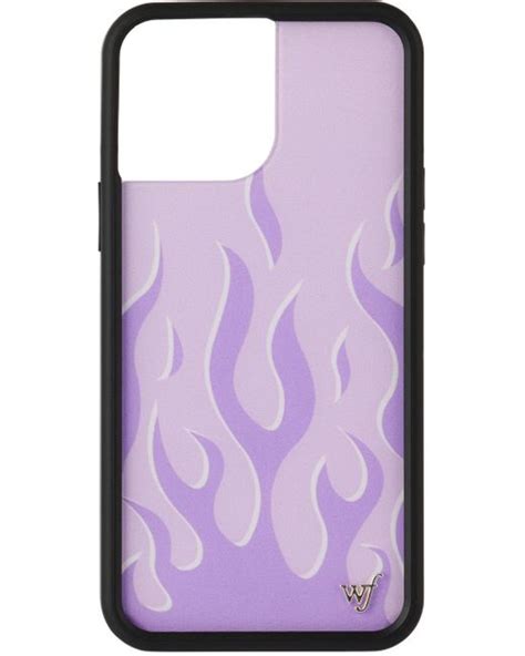 Wildflower Flames Iphone 13 Pro Max Case In Lavender Purple Lyst
