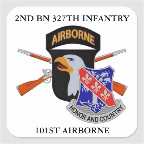2nd Bn 327th Infantry 101st Airborne Stickers Zazzle Infantry