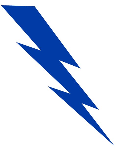 Blue Lightning Bolt Png