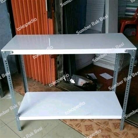 Jual Meja Kompor Rak Besi Abu Abu 80x40x75 Kab Bogor Sumber