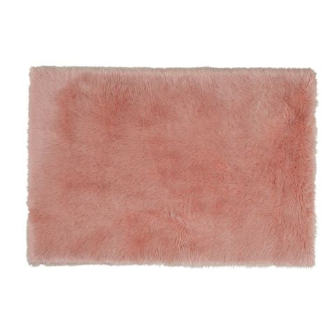 Wählen sie die kategorie aus, in der sie suchen möchten. Teppich aus Fellimitat rosa 120 x 180 cm Blush | Maisons ...