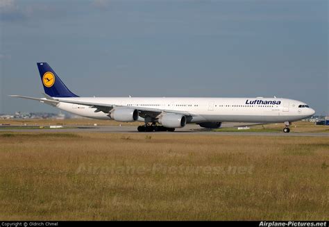 D Aihw Lufthansa Airbus A340 600 At Frankfurt Photo Id 84077