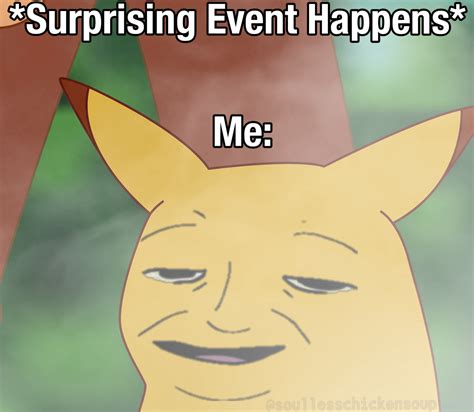 Pikachu Meme Template