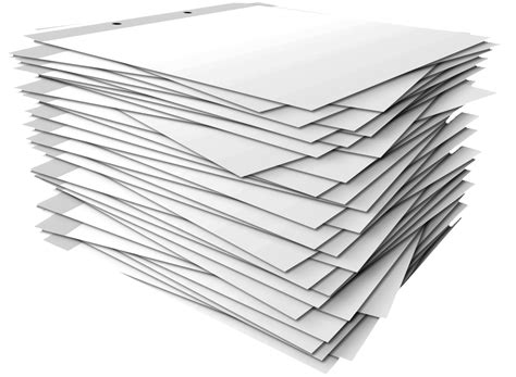 Stack Of Papers Png