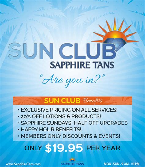 Sun Club Sapphire Tans