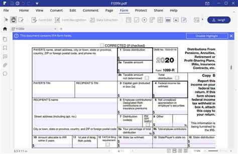 Irs Form 1099 R How To Fill It Right And Easily