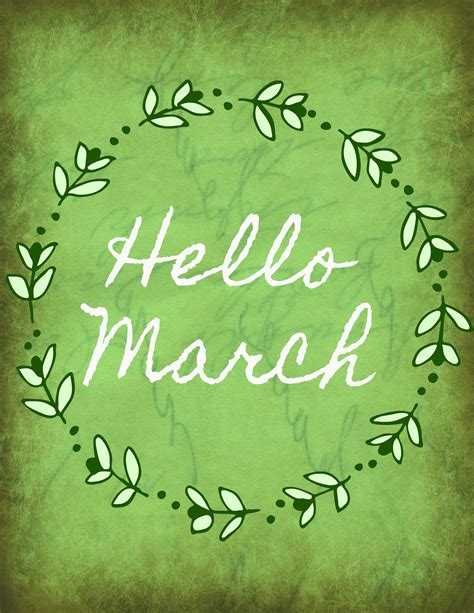 March Printables Printable Word Searches