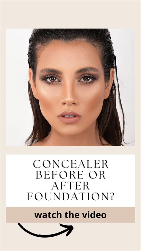 Should You Apply Concealer Before Or After Foundation In This Video I