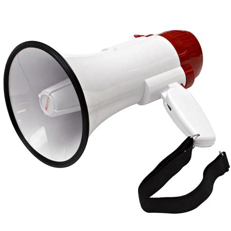 Seismic Audio Lightweight Portable Megaphone W Siren New For Use In