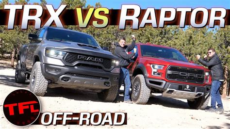 Video Its On Ram Trx Vs Ford Raptor In A Surprising Off