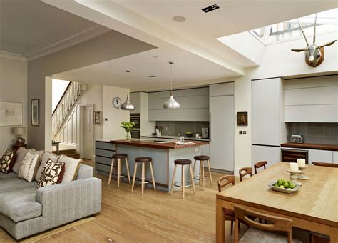 Open Plan Kitchen Living Room Idea New This Neutral Bespoke Roundhouse
