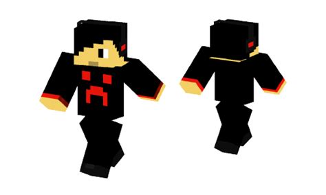Fixed Red Creeper Boy Skin Minecraft Skins