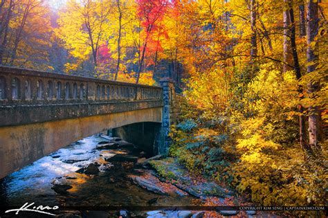 Fall Colors Brevard North Carolina Blue Ridge Mountain Hdr