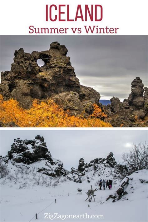 Iceland Summer Vs Winter With Landscape Photos Iceland Travel