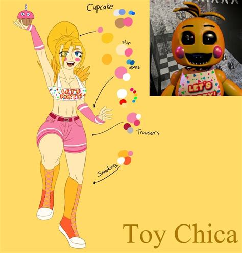 Toy Chica By Emil Inze On Deviantart Rick Astley Karaoke Fnaf Comics