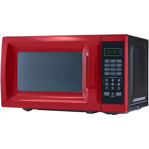 While there are plenty of frozen foods that aren't considered very nutritious, there are plenty that are healthy options; Mainstays 0.7 Cu. Ft. 700W Red Microwave Oven - Walmart ...
