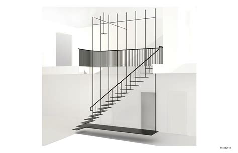 Suspended Stair By Oneill Rose Architects Architect Magazine