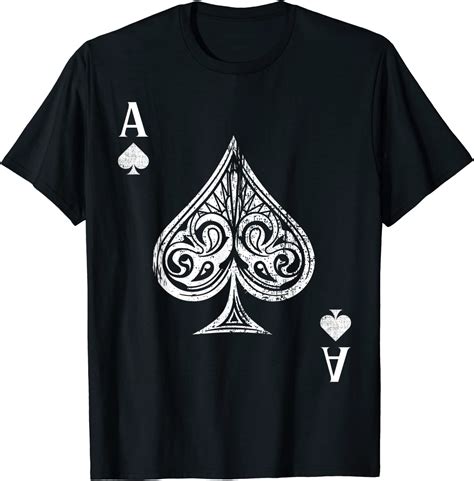 ace of spades t shirt clothing