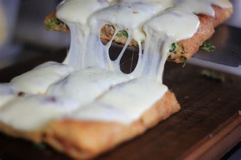 Egg Martabak With Melted Mozzarella Cheese Looks More Tempting There Is A Creeping Effect With A