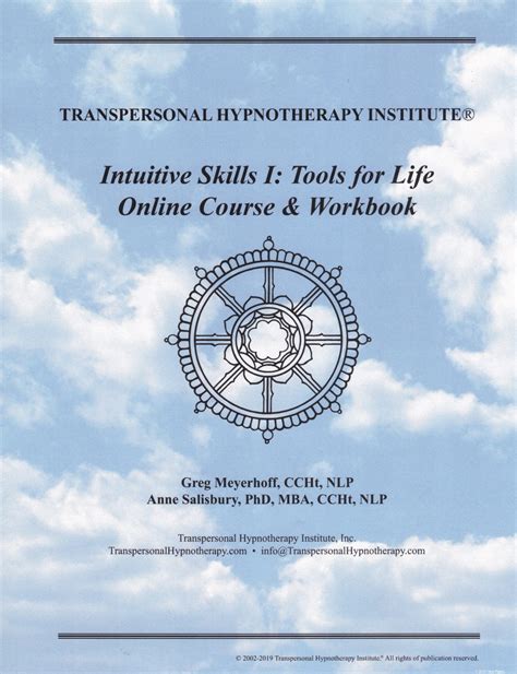 Intuitive Skills 1 Tools For Life Course