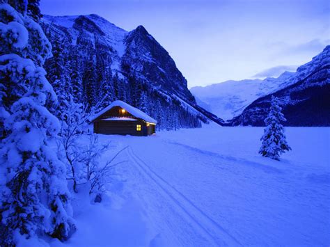 Beautiful Wallpaper Snowy Landscape Wallpaper