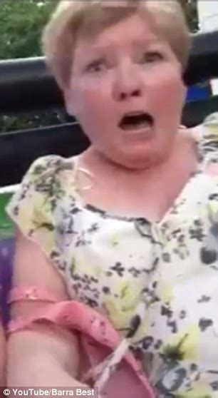 Granny Betty From Belfast Screams On Roller Coaster Ride In Video