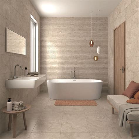 Beige Bathroom Ideas For Feeling Bright And Homey Beige Tile Bathroom