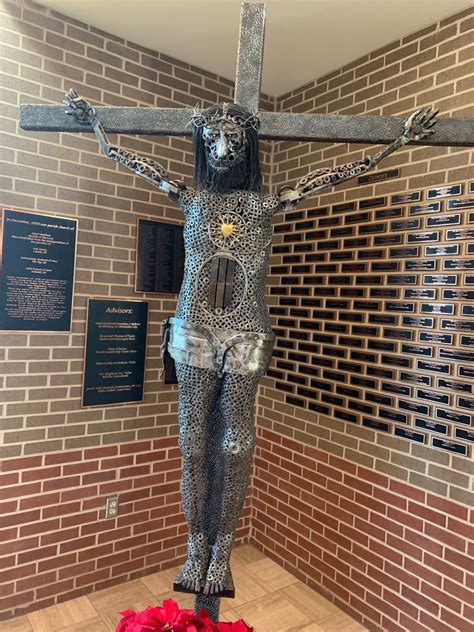 Blasphemous Crucifix At Oklahoma Novus Ordo Parish Novus Ordo Watch