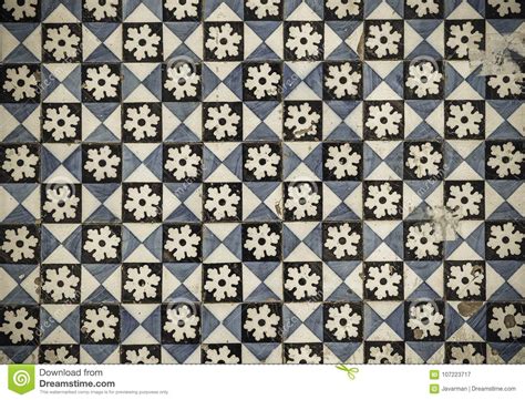 Vintage Azulejos Traditional Portuguese Tiles Stock Illustration