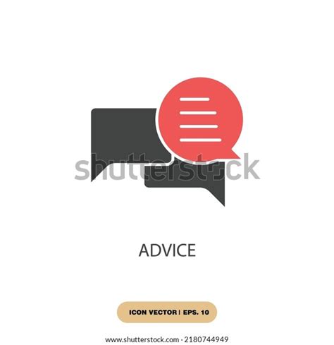 Advice Icons Symbol Vector Elements Infographic Stock Vector Royalty