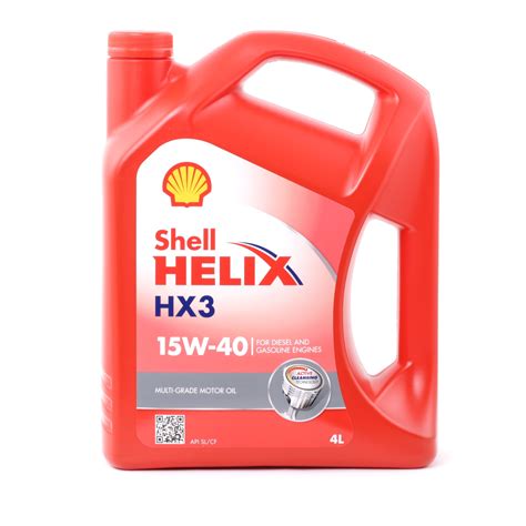 Motoröl Shell Helix Hx3 550039926 15w 40 4l Mineralöl — Jetzt Kaufen