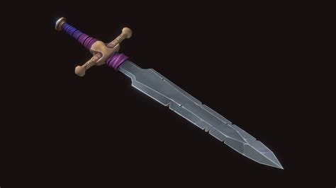 Hand Painted Sword 3d Model By Emihaba 0999183 Sketchfab