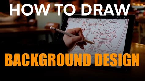 How To Draw Background Design For Animated Features Youtube