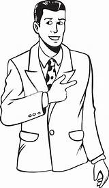 Man Suit Young Drawing Illustration Getdrawings Royalty sketch template