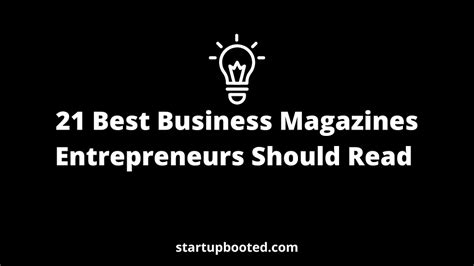 Best Business Magazines For Entrepreneurs