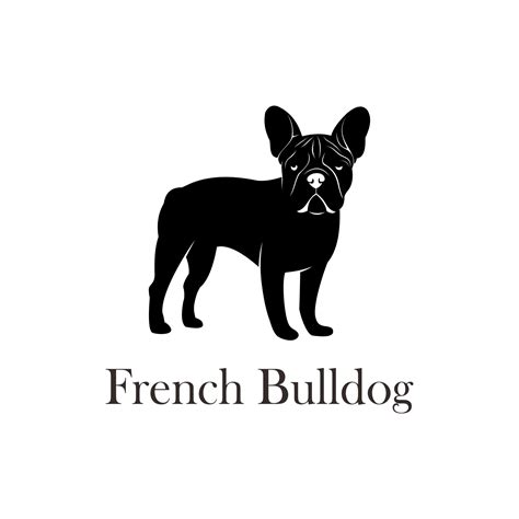 French Bulldog Logo 9489045 Vector Art At Vecteezy