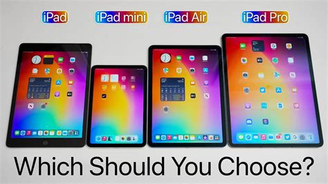 IPad Comparison Which Should You Choose YouTube