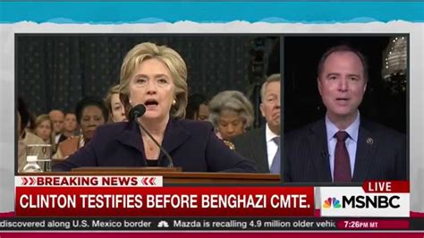 Rep Schiff Discusses Clintons Testimony Before Benghazi Committee