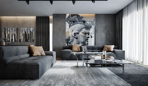 Luxury Apartment On Behance Luxury Living Room Design Living Room