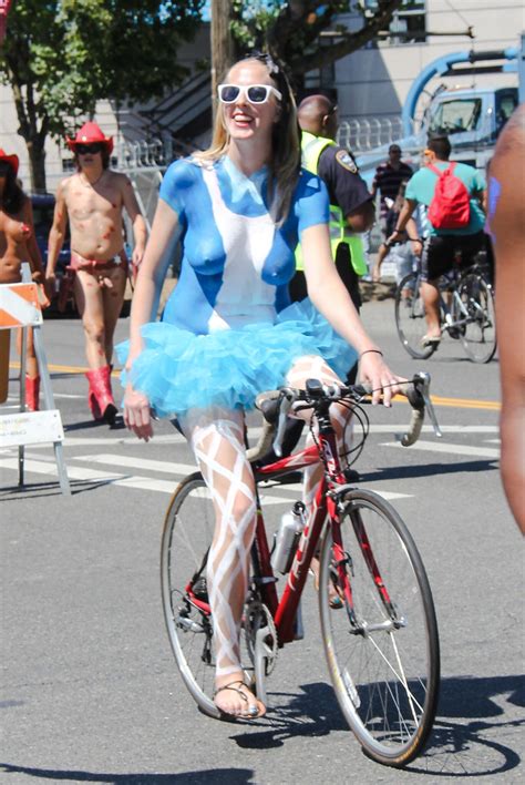 Seattle Fremont Solstice Parade 2015 Naked Cyclists A Photo On
