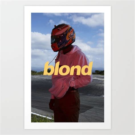 Frank Ocean Posters Blonde Poster Blonde Tracklist Album Cover