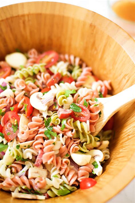 Maybe you would like to learn more about one of these? Easy Italian Pasta Salad with Italian Dressing | Make and ...