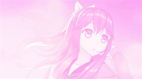 Pink Anime Wallpaper Aesthetic Anime Girls Pink Hair Wallpapers Reverasite