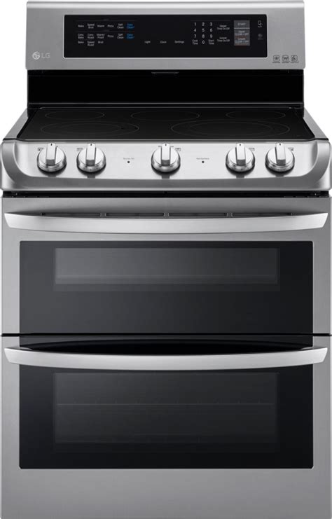 Lg 73 Cu Ft Electric Self Cleaning Freestanding Double Oven Range