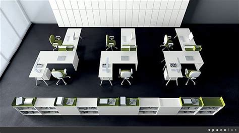 Spaceist Kompany White Corner Office Desk Layout Open Office Layout