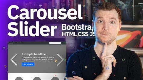 How To Build A Bootstrap Carousel Using Html Css And Javascript