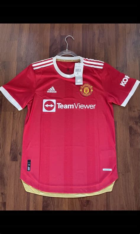 Adidas Manchester United 2122 Home Authentic Jersey Mens Fashion