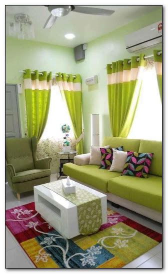 desain ruang tamu sempit ukuran    warna hijau muda desain rumah unik