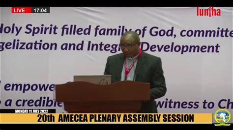 Luntha Tv 20th Amecea Plenary Assembly 11 July 2022 Youtube